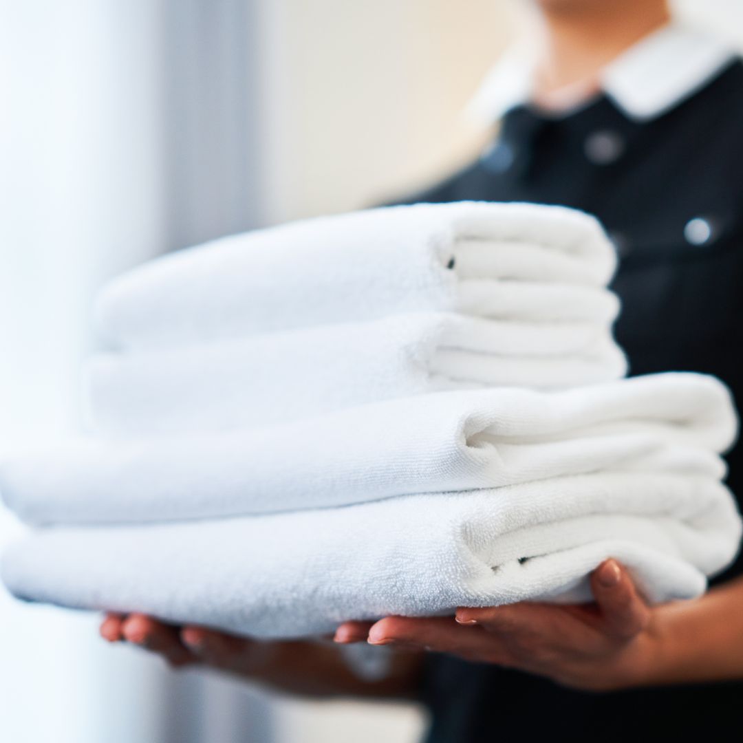 Textured towel detail